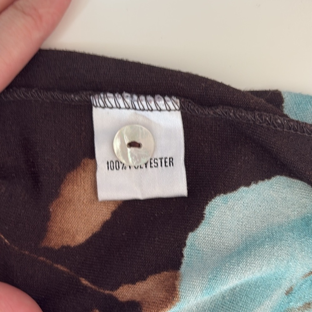 Vintage velvet button up - Picture 4 of 4